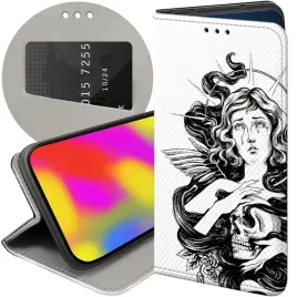 etui-z-klapka-do-google-pixel-7-pro-wzory-aniol-aniolek-kupidyn-futeral