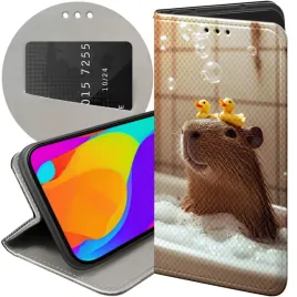 etui-z-klapka-do-google-pixel-7-pro-wzory-kapibara-urocza-zwierzak-futeral