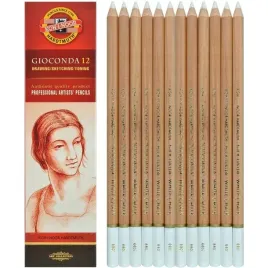 kredka-pastelowa-gioconda-biala-12szt-8801-koh-i-noor
