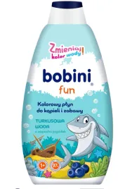 bobini-plyn-do-kapieli-i-zabawy-500-ml-turkusowa-woda-o-zapachu-jagodek