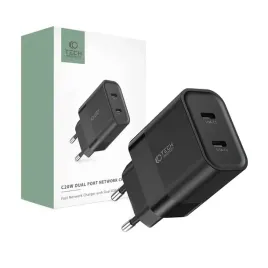 tech-protect-ladowarka-sieciowa-2-porty-usb-c-20w-power-delivery