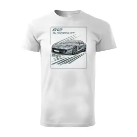 koszulka-z-samochodem-ferrari-812-superfast-meska-biala-regular