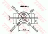 cylinderek-hamulcowy-bwf252-trw-stan-nowy