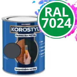 farba-bezposrednio-na-rdze-korostyl-0-7l-polmat-grafit-szary-ral-7024