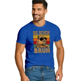 koszulka-meska-t-shirt-67-six-seven-viral-capybara-xxl-prezent-jakosc