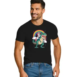 koszulka-meska-t-shirt-jednorozec-unicorn-dinozaur-m-prezent-jakosc