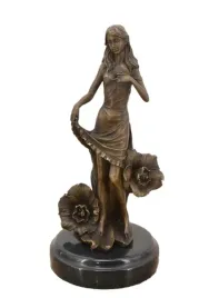 dziewczyna-z-kwiatami-kobieta-w-sukni-figura-rzezba-z-brazu-dekoracja