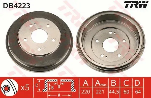 beben-hamulcowy-db4223-trw-producent-czesci-trw