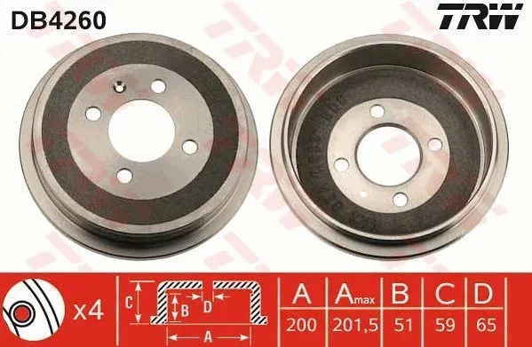 beben-hamulcowy-db4260-trw