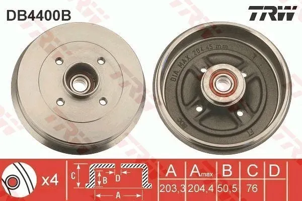 beben-hamulcowy-db4400b-trw