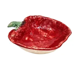miseczka-ceramiczna-w-ksztalcie-czerwonego-jabluszka-recznie-robiona