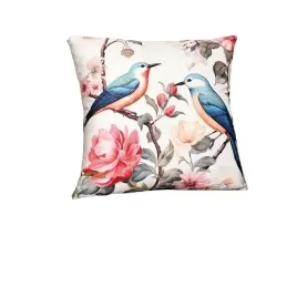 poszewka-welwetowa-40x40cm-miekka-z-zamkiem-motyw-ptak-kwiat-velvet-glamour