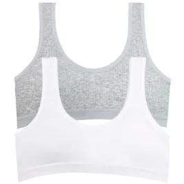 biustonosz-stanik-top-dzieciecy-bawelna-szary-bialy-140-152-cm-2-sztuki