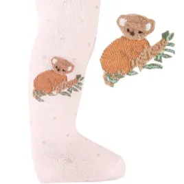 rajstopy-rajtuzy-dzieciece-koala-rozowe-0-6-miesiecy