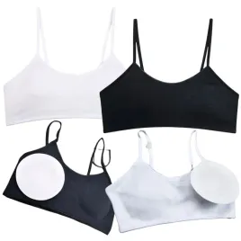 biustonosz-stanik-top-dzieciecy-bawelna-bialy-czarny-140-152-2-sztuki