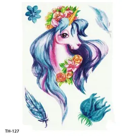 tatuaz-tymczasowy-tattoo-3d-konie-jednorozec-dla-dzieci