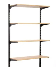 garderoba-jednomodulowa-4-polkowa-best-line-60x200-czarna