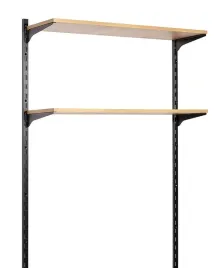 garderoba-jednomodulowa-2-polkowa-best-line-90x200-czarna