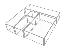 pojemnik-pudelko-organizer-kuweta-z-przezroczystej-plexi-pleksi-zestaw-5x