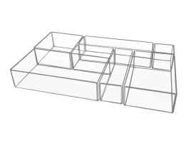 pojemnik-pudelko-organizer-kuweta-z-przezroczystej-plexi-pleksi-zestaw-7x