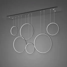 lampa-wiszaca-ledowe-okregi-no-8-czarna-180cm-3k
