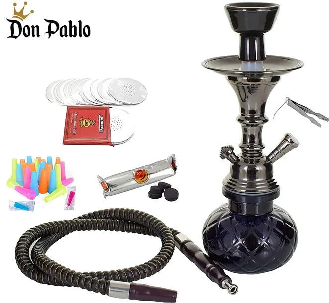 SHISHA SZISZA FAJKA WODNA BONGO Z AKCESORIAMI NA PREZENT SZISHA ZESTAW2
