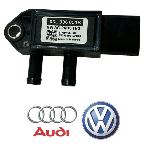 Audi OE 03L906051B czujnik, ciśnienie spalin A4 Q5 A6 A3 A5 VW GOLF SKODA