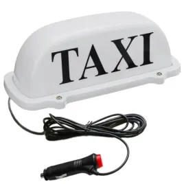kogut-taxi-bialy-szpakowka-12v-z-kablem-i-wyczka-do-zapalniczki-magnesy