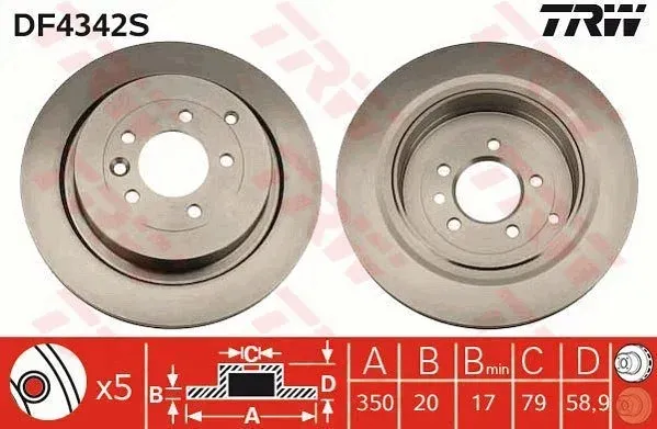 tarcza-hamulcowa-df4342s-trw-waga-z-opakowaniem-9-kg