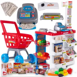 supermarket-sklep-stragan-z-wozkiem-kasa-skaner
