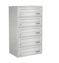 skrzynka-na-listy-poczte-lokatorska-zewnetrzna-zbiorcza-5-skrytek-inox