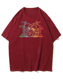 koszulka-oversize-perkusja-z-czaszka-vintage-muzyka-bordowy-m
