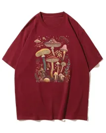 koszulka-oversize-magiczne-lesne-grzyby-zbieranie-hobby-bordowy-xxl