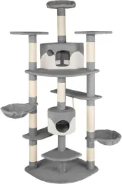 drapak-dla-kota-tectake-201-cm-z-2-domkami-legowiskami-i-sizalem
