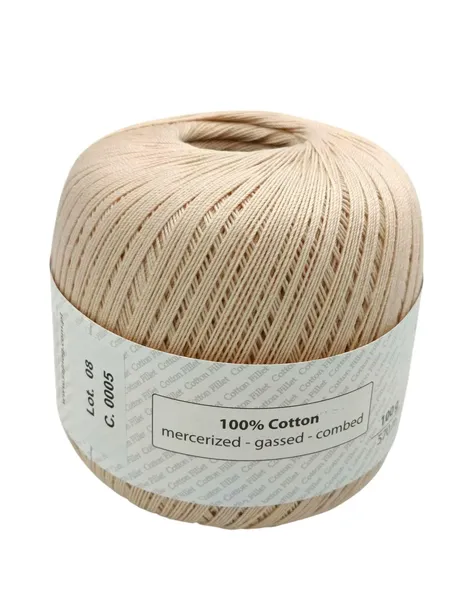 Kordonek cotton filet kol.0005 100g SZTUKA