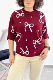 sweter-damski-we-wstazki-z-rekawem-3-4-bordowy-uni