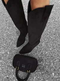 buty-kowbojki-damskie-olavoga-point-czarne