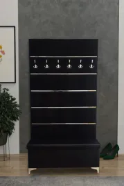 wieszak-scienny-tapicerowany-glamour-listwy-ozdobne-kufer-pufa-205cm-x-130c