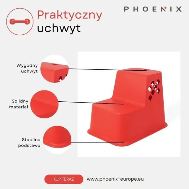 phoenix-up-sit-stool-stopien-stolek-domowy-grass-stan-nowy-marka-phoenix