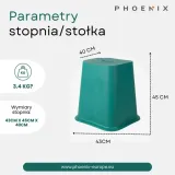 phoenix-pop-stool-stopien-stolek-domowy-blueberry-stan-nowy-kolor-mebla-odcienie-niebieskiego