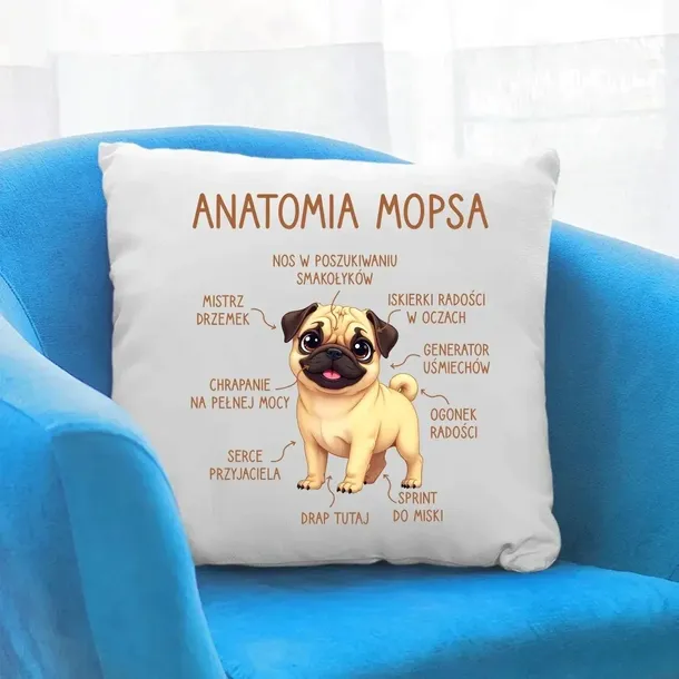 poduszka-na-prezent-anatomia-mopsa-certyfikat-ce