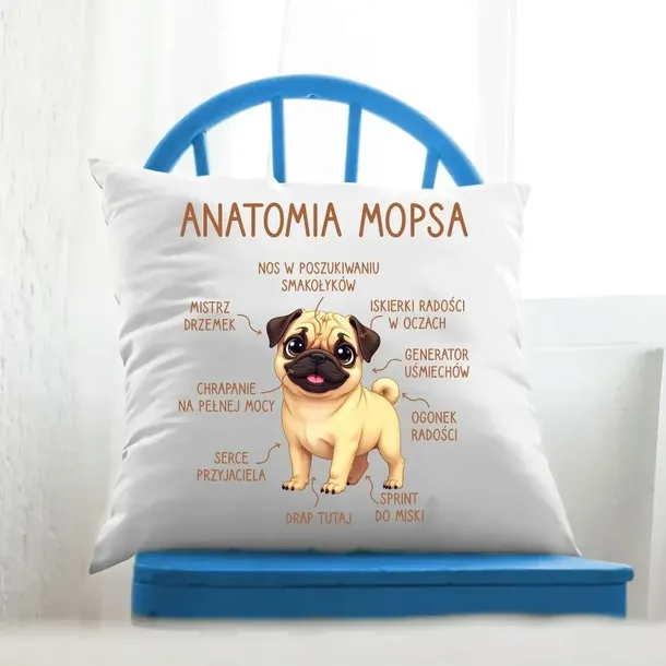 poduszka-na-prezent-anatomia-mopsa-marka-garibald