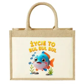 torba-z-juty-na-prezent-zycie-to-bul-bul-bul-bul