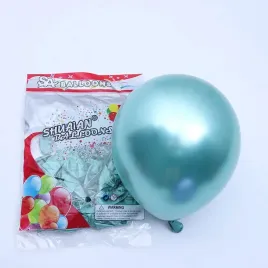 balony-lateksowe-glossy-chrome-green-12-30-cm-50-szt-opakowanie