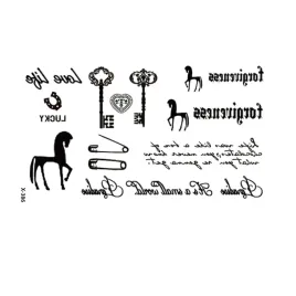 tatuaze-tymczasowe-tattoo-3d-1056-rozne-wzory-napisy-kon-klucz-serce