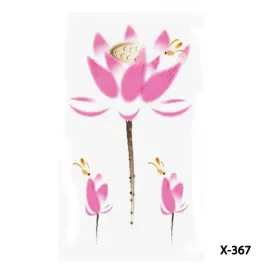 tatuaze-tymczasowe-tattoo-3d-1056-kwiat-lotos-kolory-rozowe