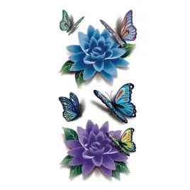 tatuaze-tymczasowe-tattoo-3d-1056-kwiaty-motyle