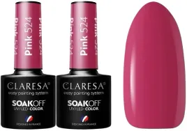 2-sztuki-lakier-hybrydowy-pink-524-5g-claresa-malinowy-roz-super-blask