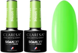 2-sztuki-lakier-hybrydowy-neon-4-5g-claresa-neonowa-zielen-trwaly-kolor
