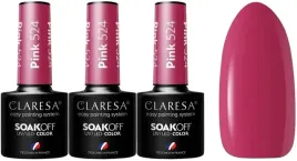 3-sztuki-lakier-hybrydowy-pink-524-5g-claresa-trwaly-kolor-malinowy-roz